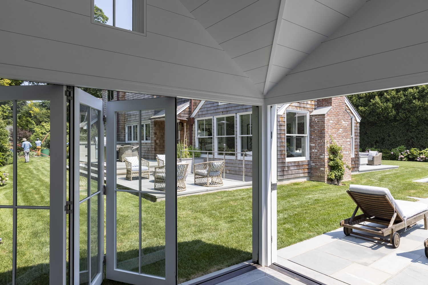 Photo of construction by Ronald Webb Builder.